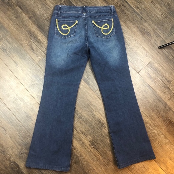 Apostrophe Bootcut Blue Jeans Pants Denim ((10)) - Picture 2 of 8